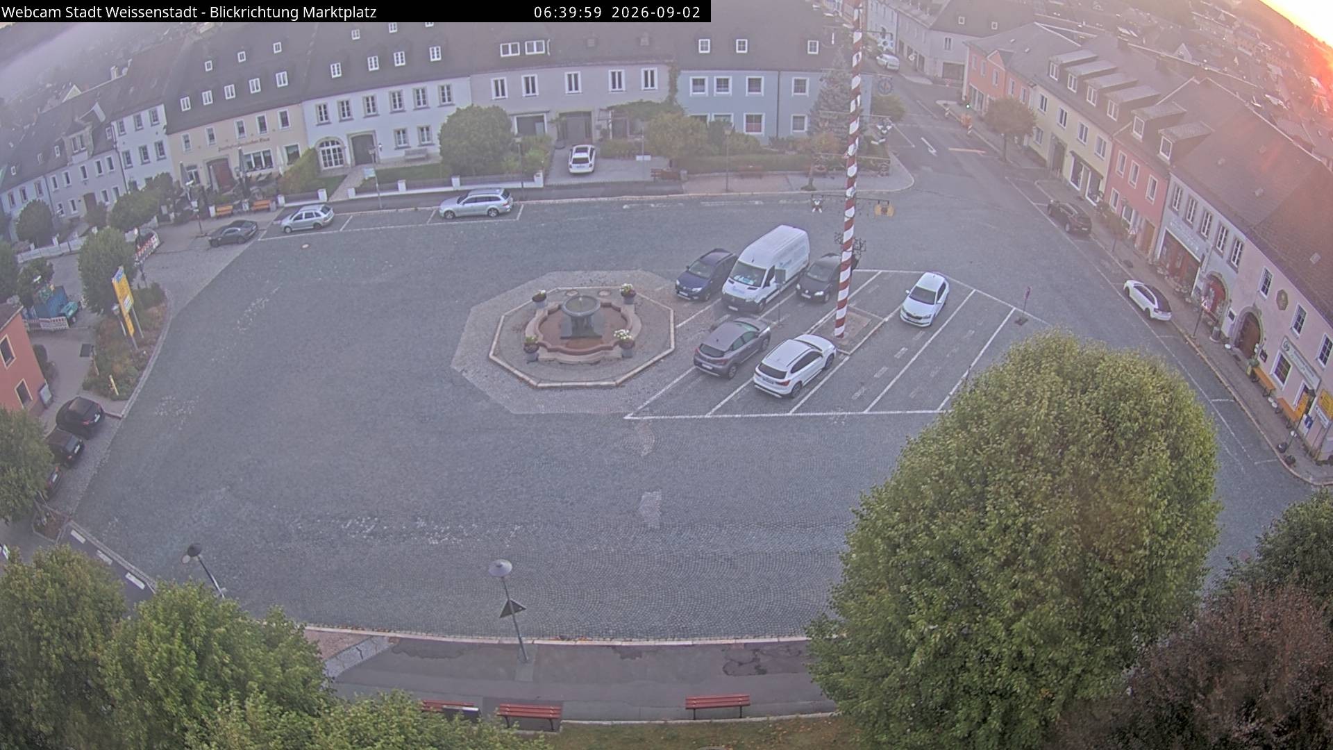 Archiv Foto Webcam Marktplatz Weißenstadt