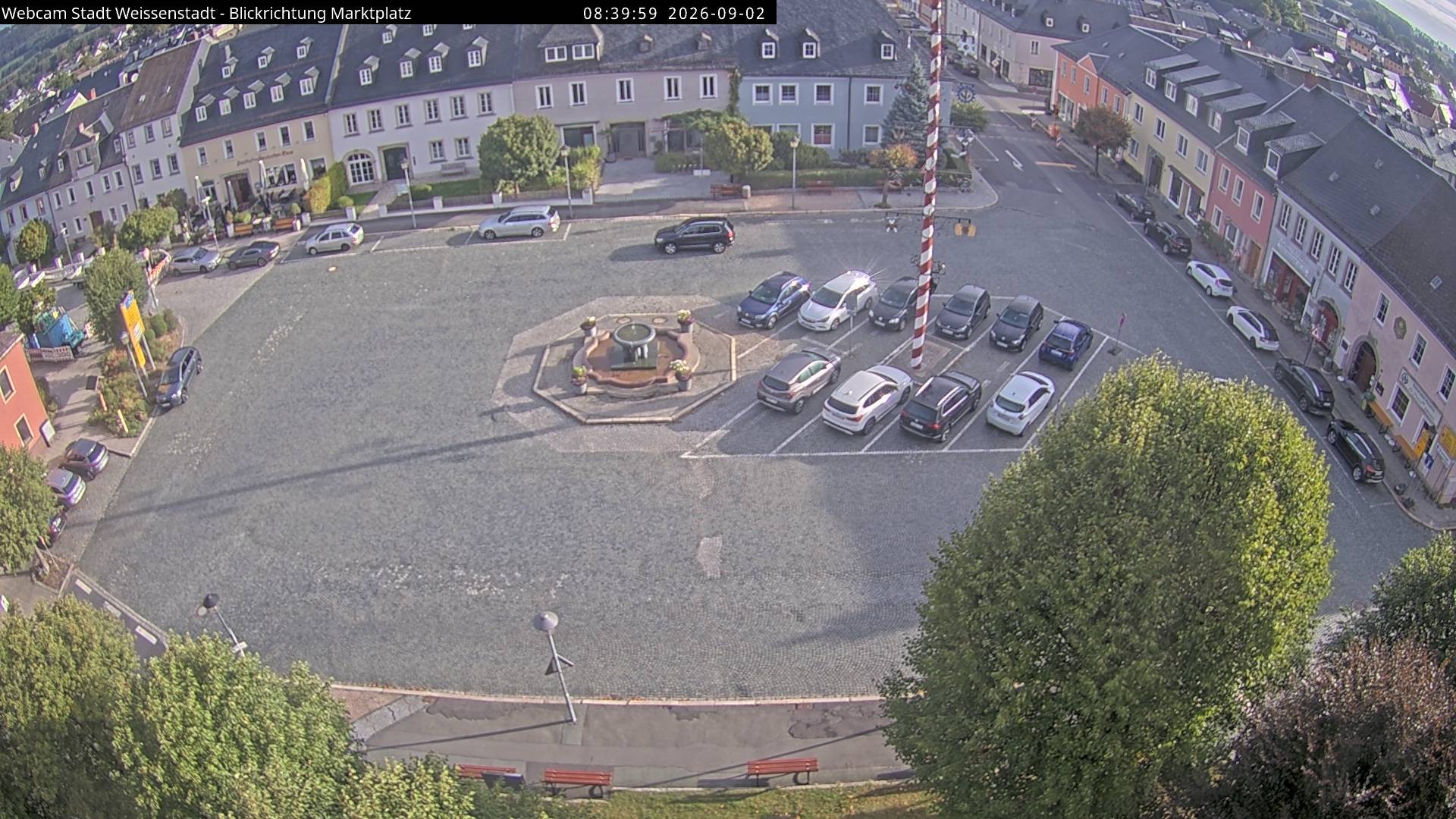 Archiv Foto Webcam Marktplatz Weißenstadt