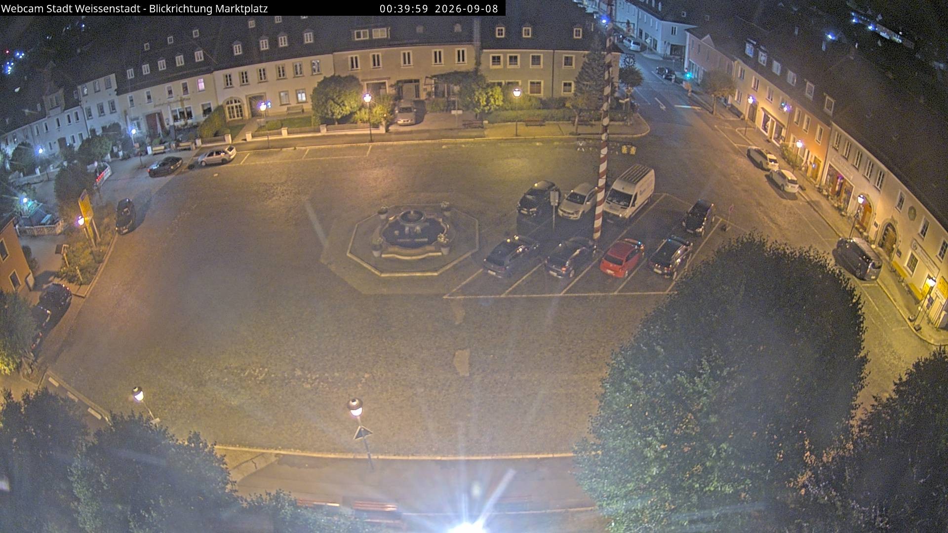 Archiv Foto Webcam Marktplatz Weißenstadt