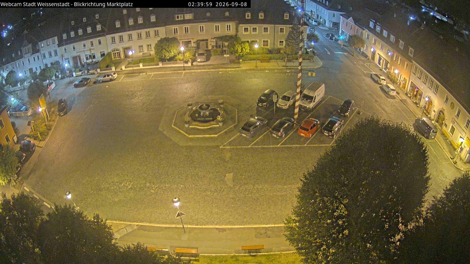 Archiv Foto Webcam Marktplatz Weißenstadt