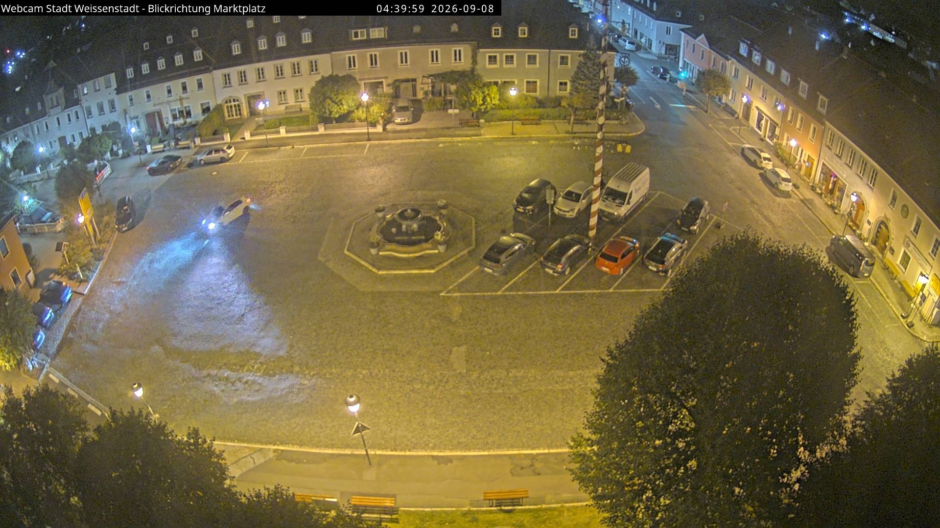 Archiv Foto Webcam Marktplatz Weißenstadt