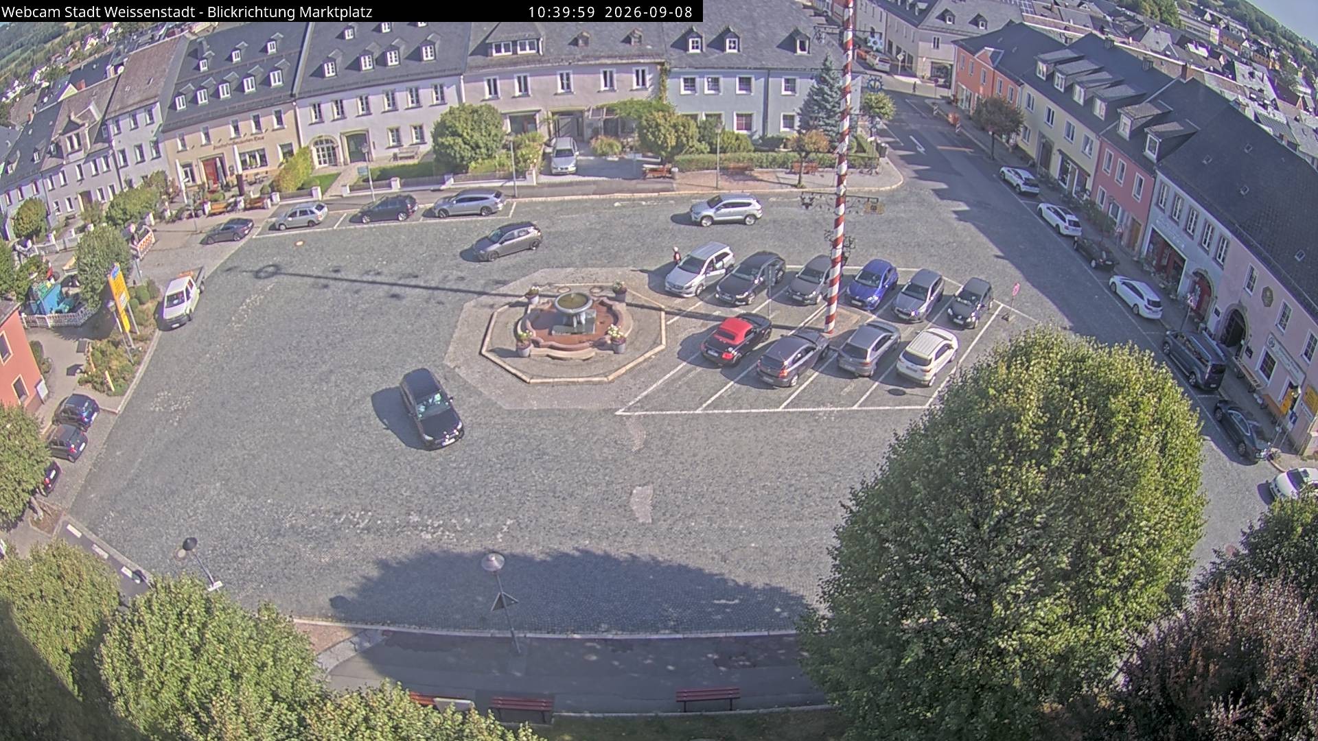 Archiv Foto Webcam Marktplatz Weißenstadt