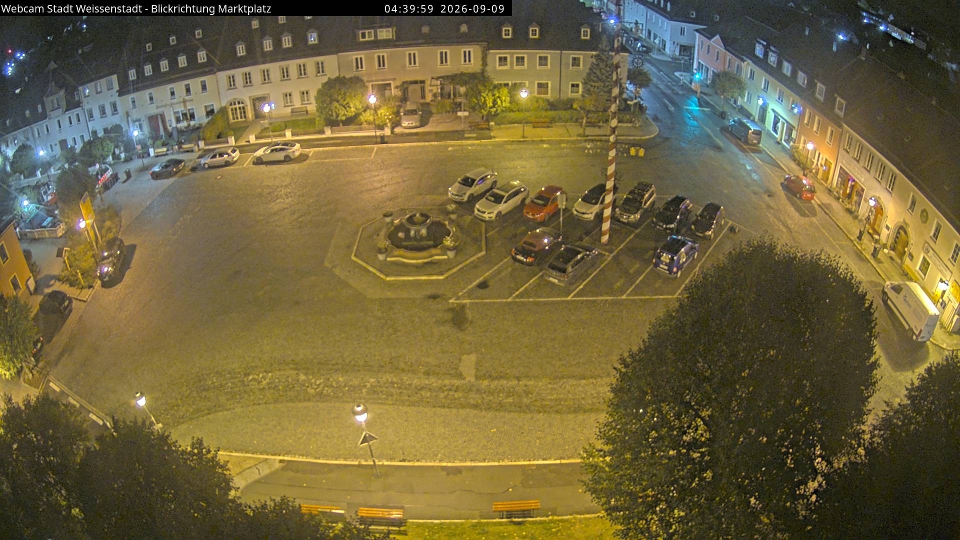 Archiv Foto Webcam Marktplatz Weißenstadt