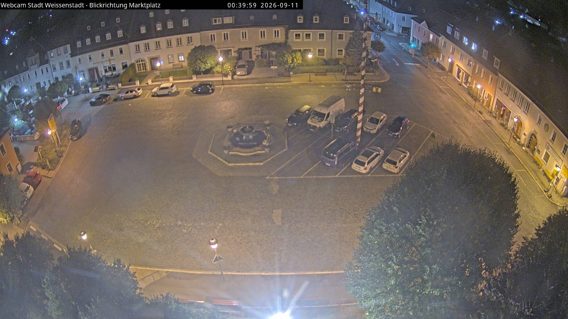 Archiv Foto Webcam Marktplatz Weißenstadt