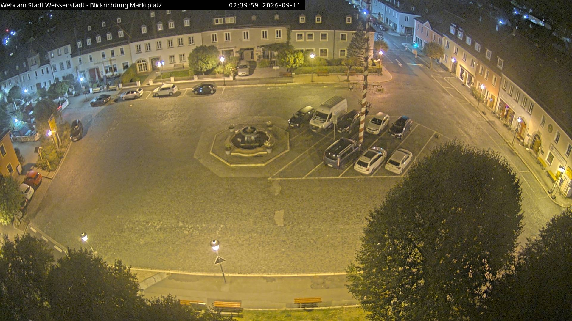 Archiv Foto Webcam Marktplatz Weißenstadt