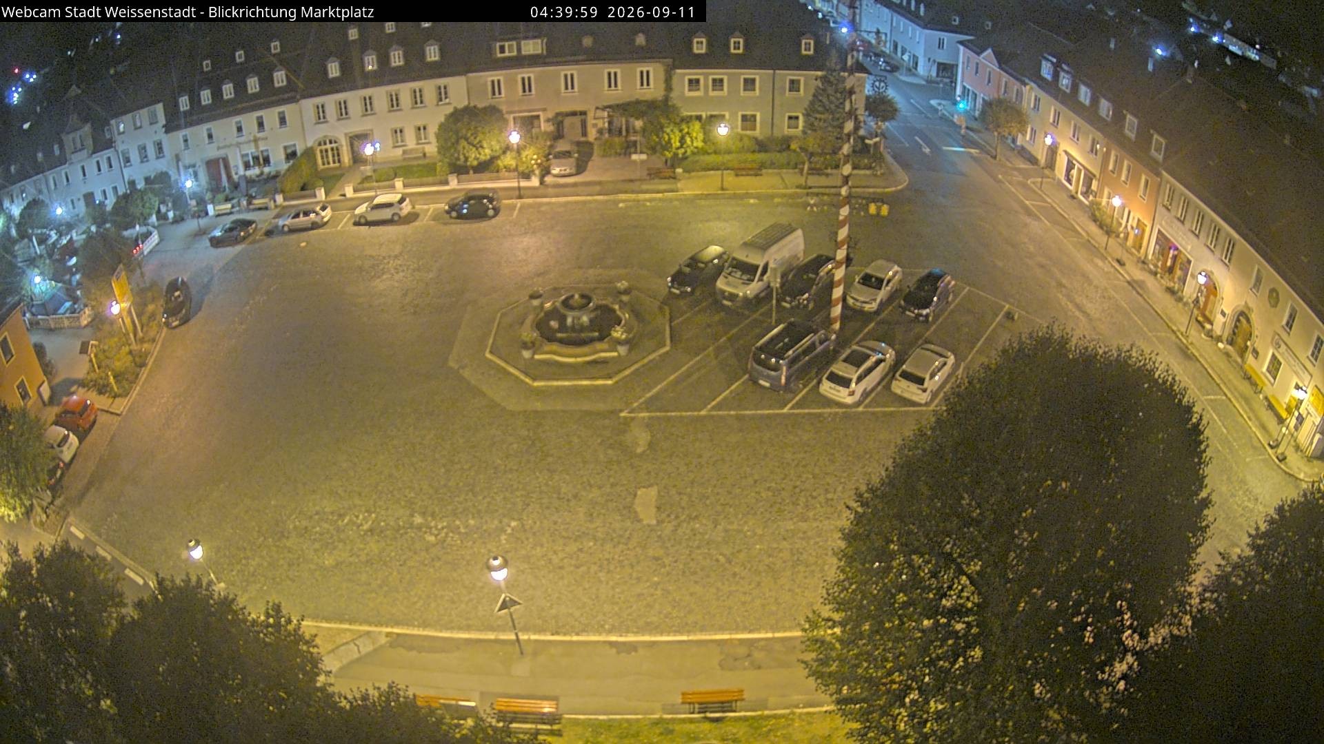 Archiv Foto Webcam Marktplatz Weißenstadt