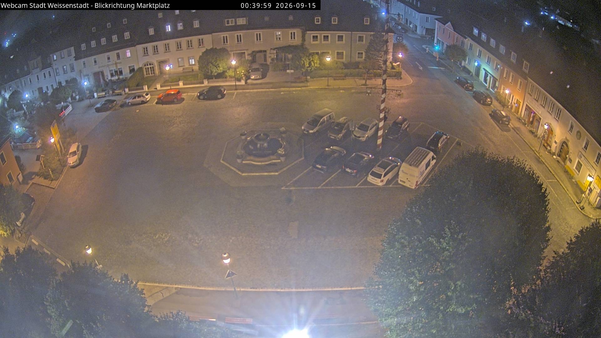 Archiv Foto Webcam Marktplatz Weißenstadt