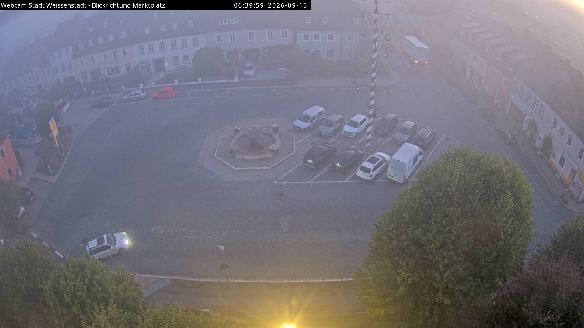 Archiv Foto Webcam Marktplatz Weißenstadt