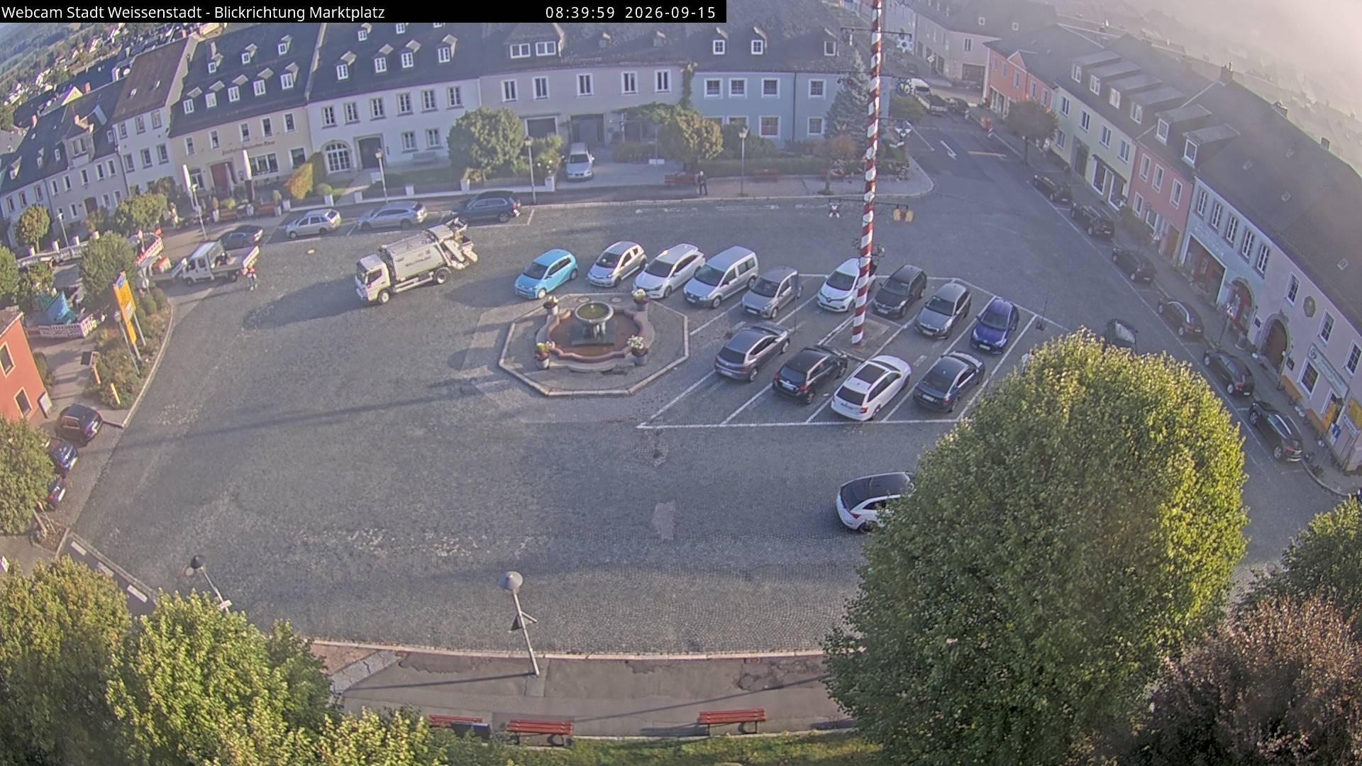 Archiv Foto Webcam Marktplatz Weißenstadt