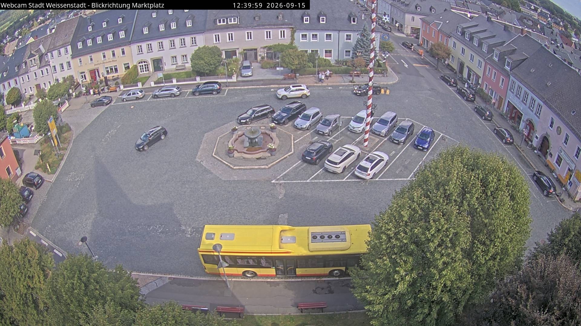 Archiv Foto Webcam Marktplatz Weißenstadt