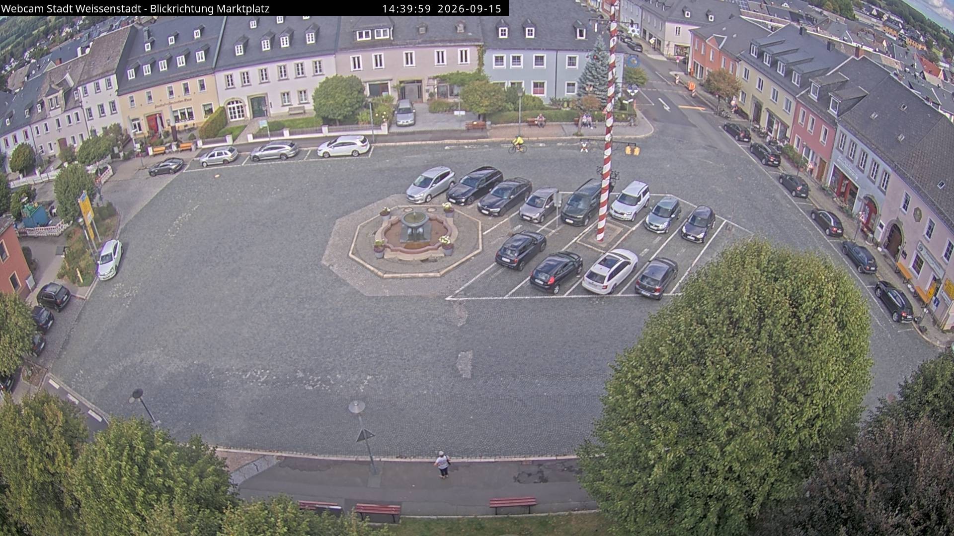 Archiv Foto Webcam Marktplatz Weißenstadt