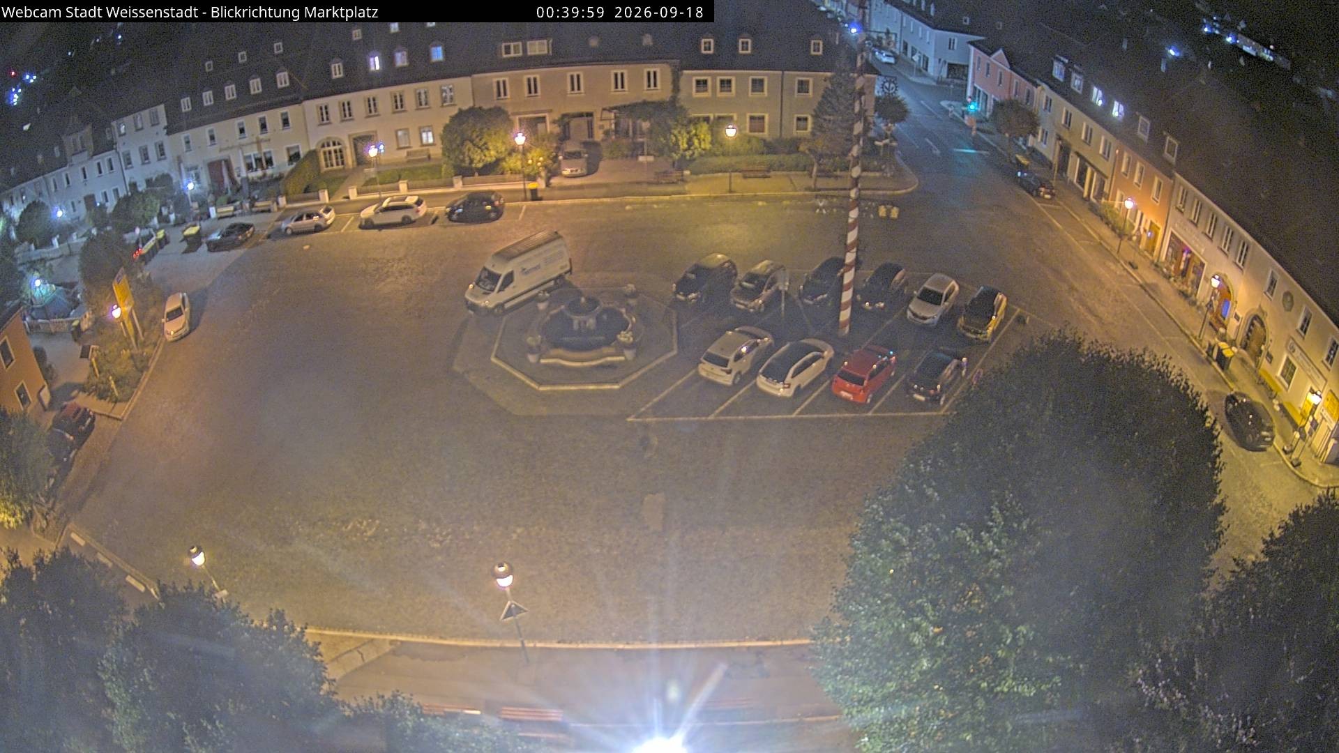 Archiv Foto Webcam Marktplatz Weißenstadt