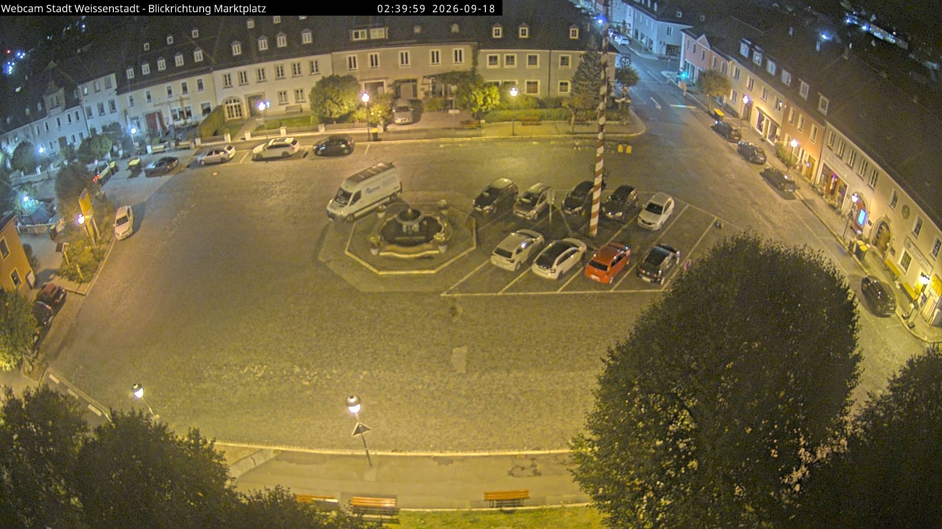 Archiv Foto Webcam Marktplatz Weißenstadt