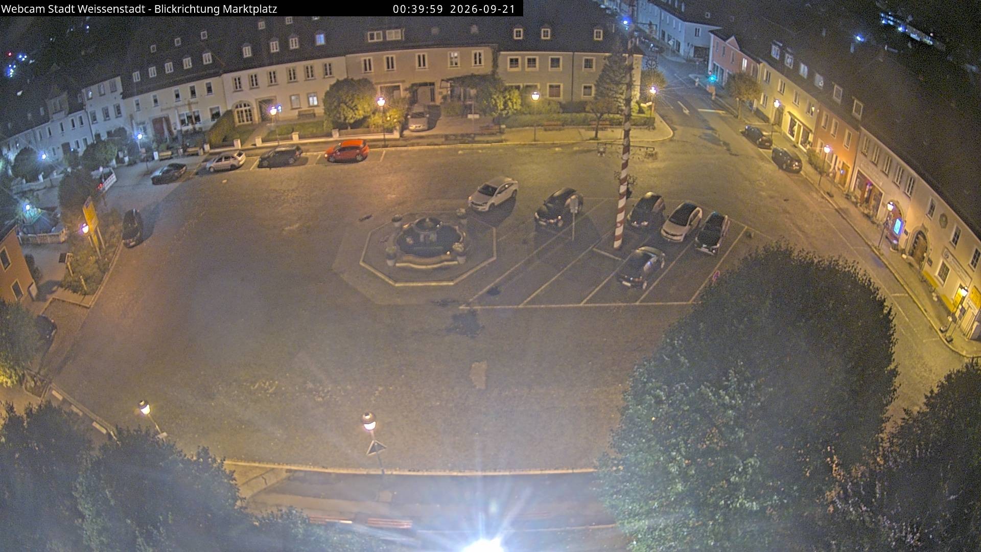 Archiv Foto Webcam Marktplatz Weißenstadt