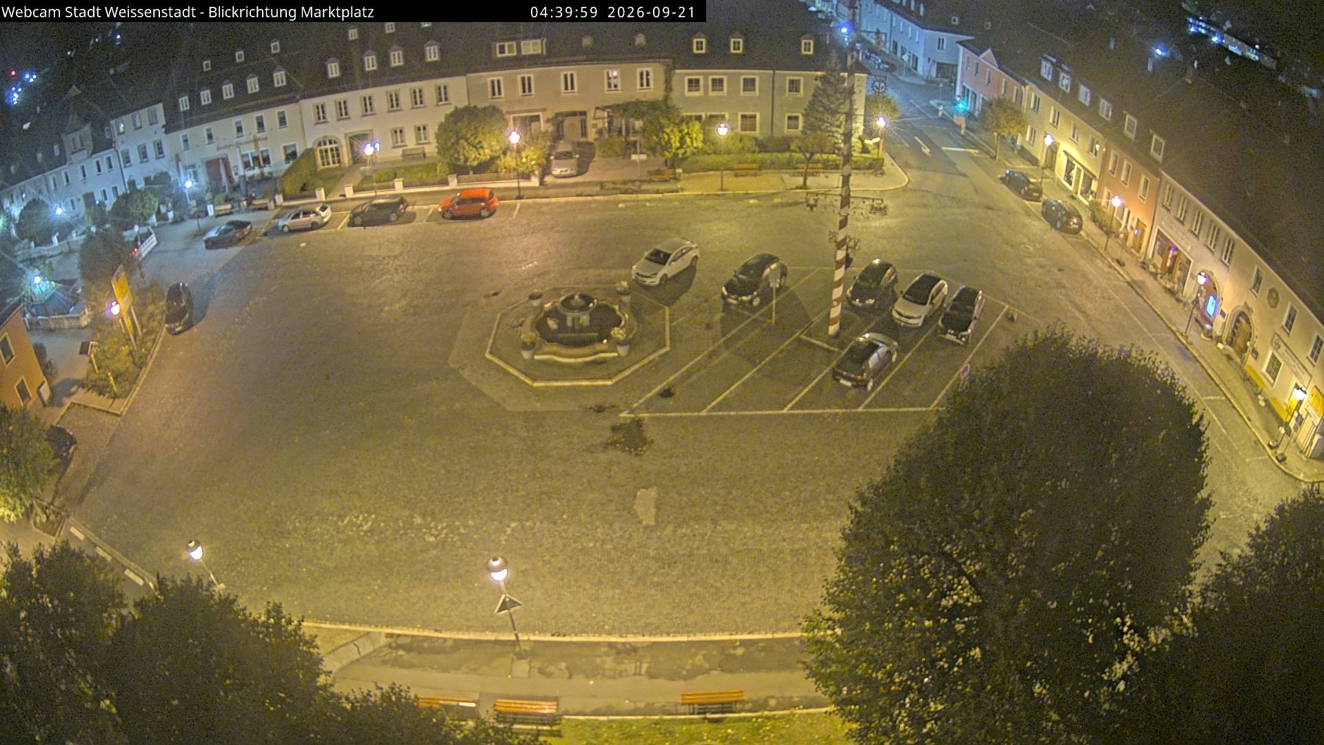 Archived image Webcam Weißenstadt Market Place