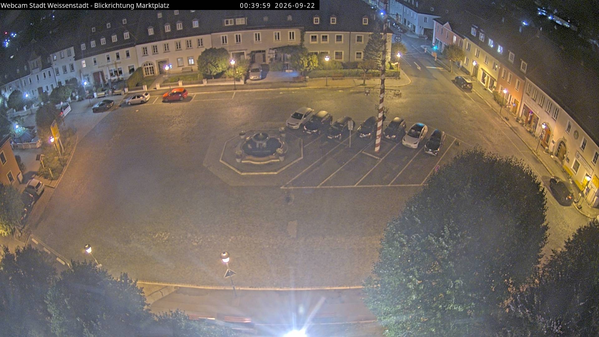 Archiv Foto Webcam Marktplatz Weißenstadt