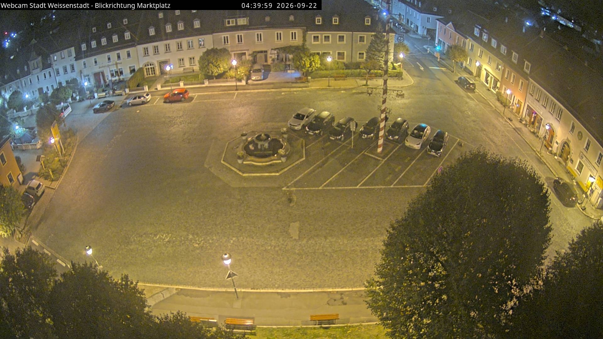 Archiv Foto Webcam Marktplatz Weißenstadt