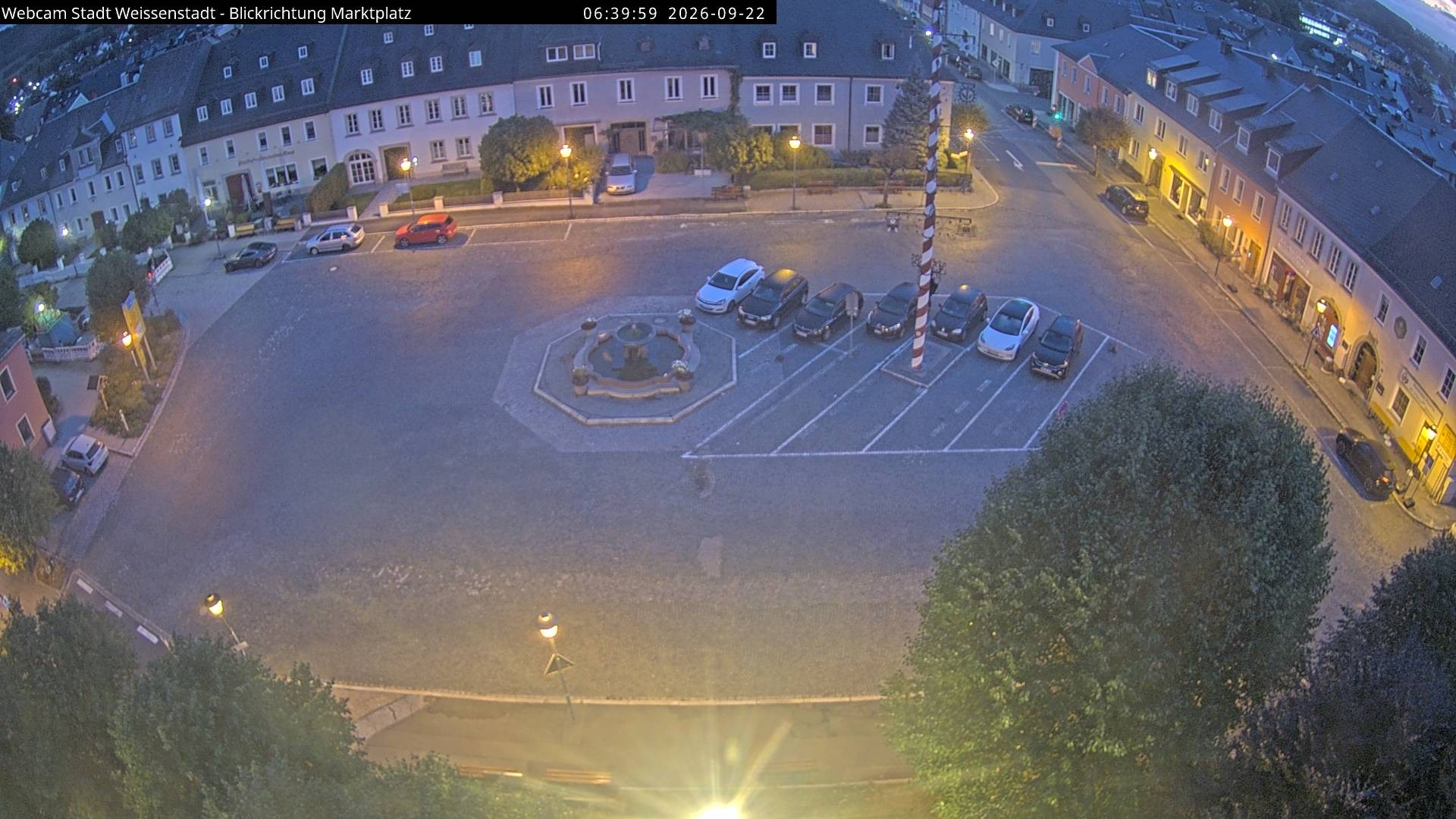Archiv Foto Webcam Marktplatz Weißenstadt