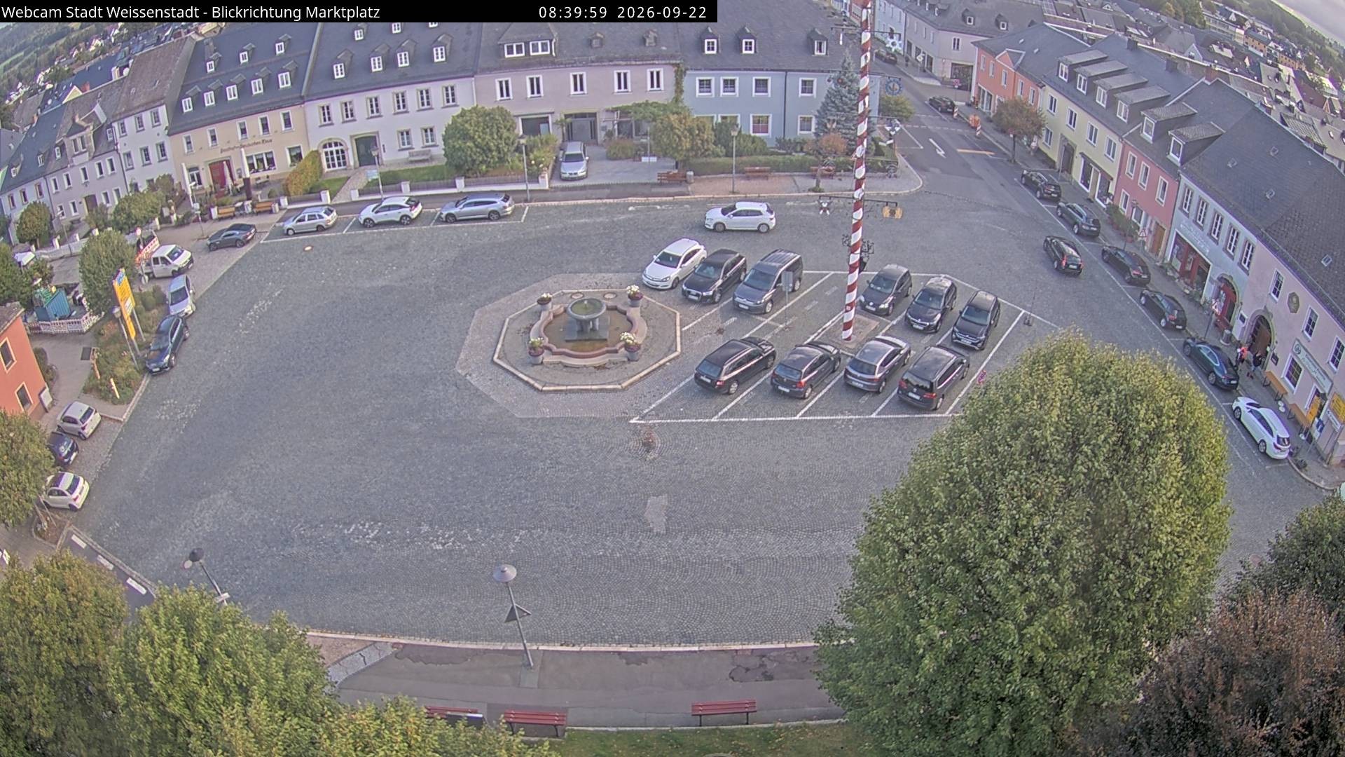 Archiv Foto Webcam Marktplatz Weißenstadt