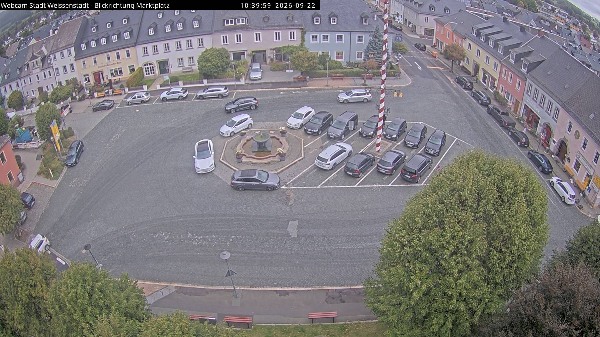 Archiv Foto Webcam Marktplatz Weißenstadt