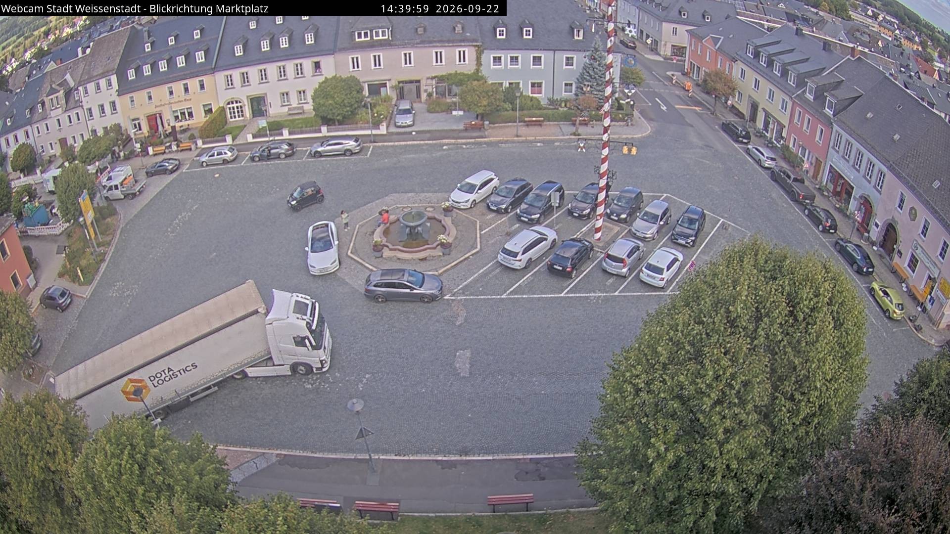 Archiv Foto Webcam Marktplatz Weißenstadt