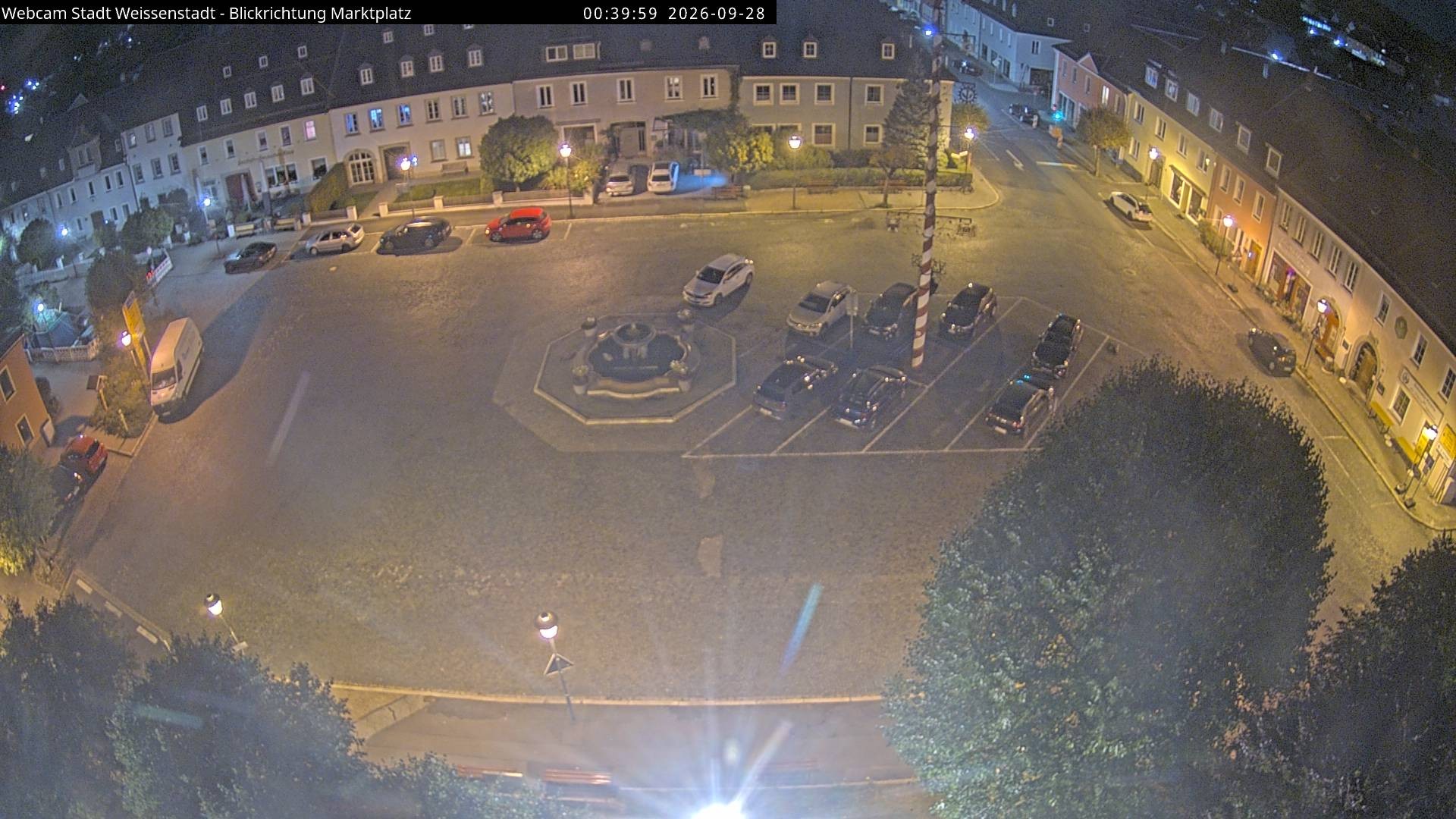 Archiv Foto Webcam Marktplatz Weißenstadt
