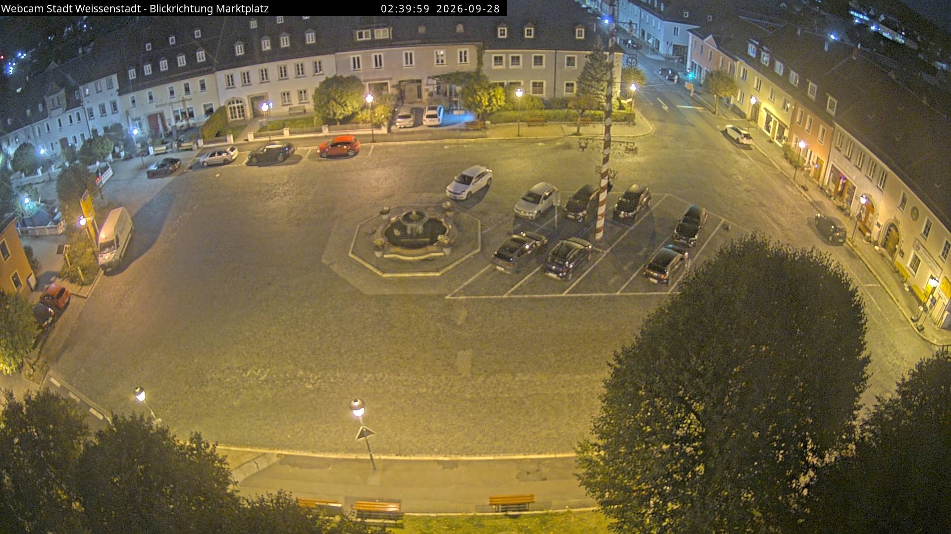 Archiv Foto Webcam Marktplatz Weißenstadt