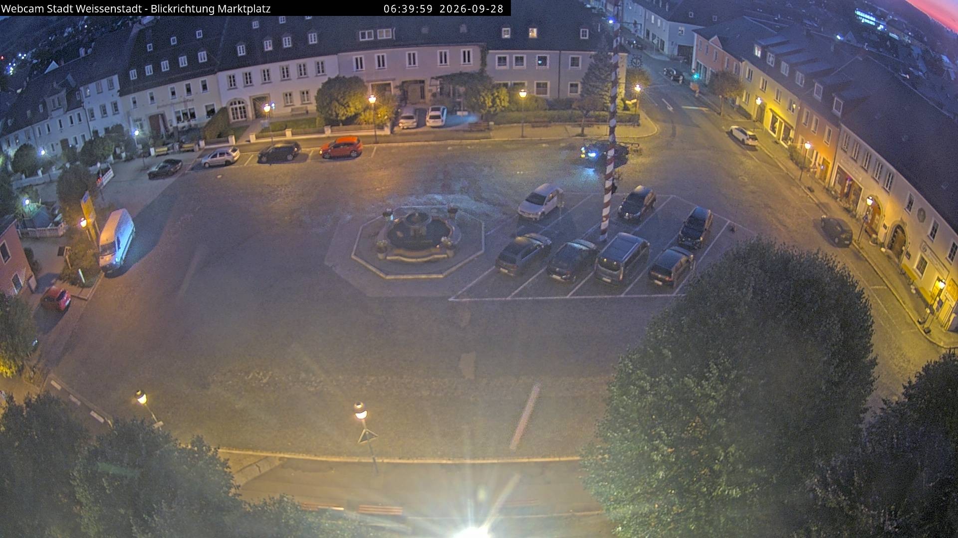 Archiv Foto Webcam Marktplatz Weißenstadt