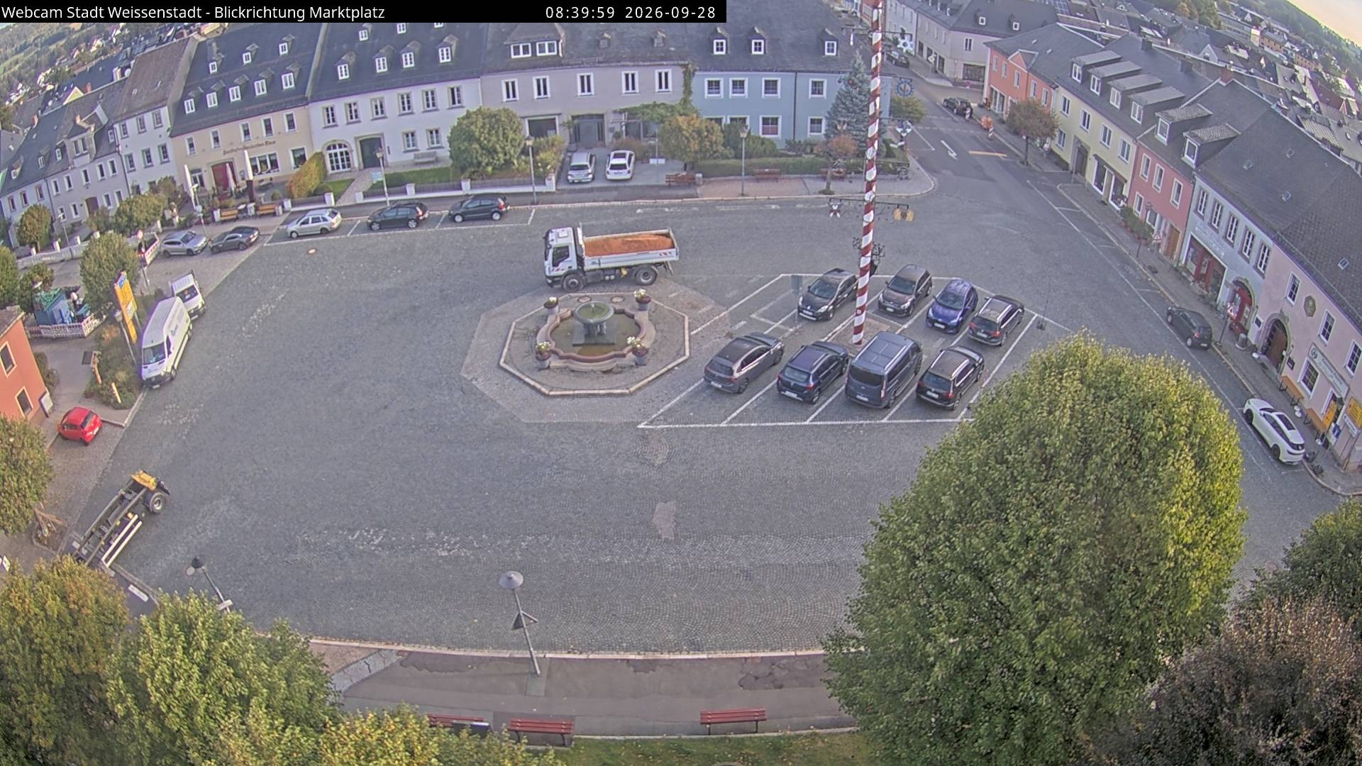 Archiv Foto Webcam Marktplatz Weißenstadt