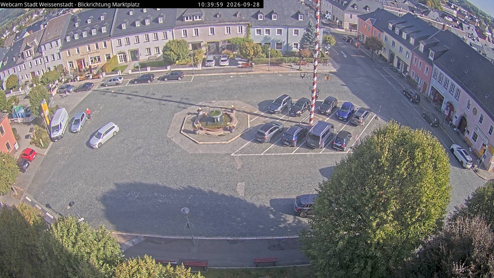 Archiv Foto Webcam Marktplatz Weißenstadt