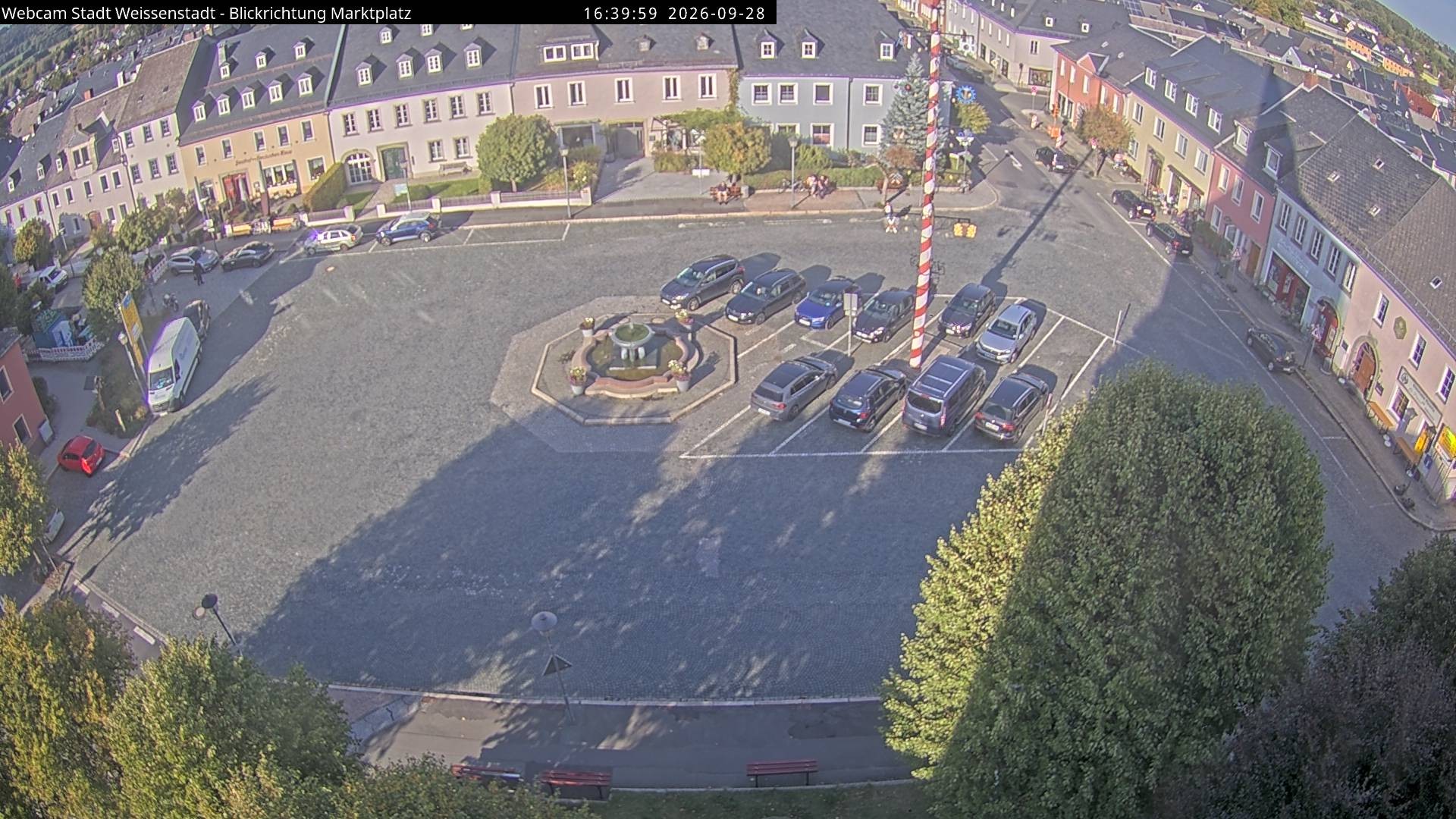Archiv Foto Webcam Marktplatz Weißenstadt