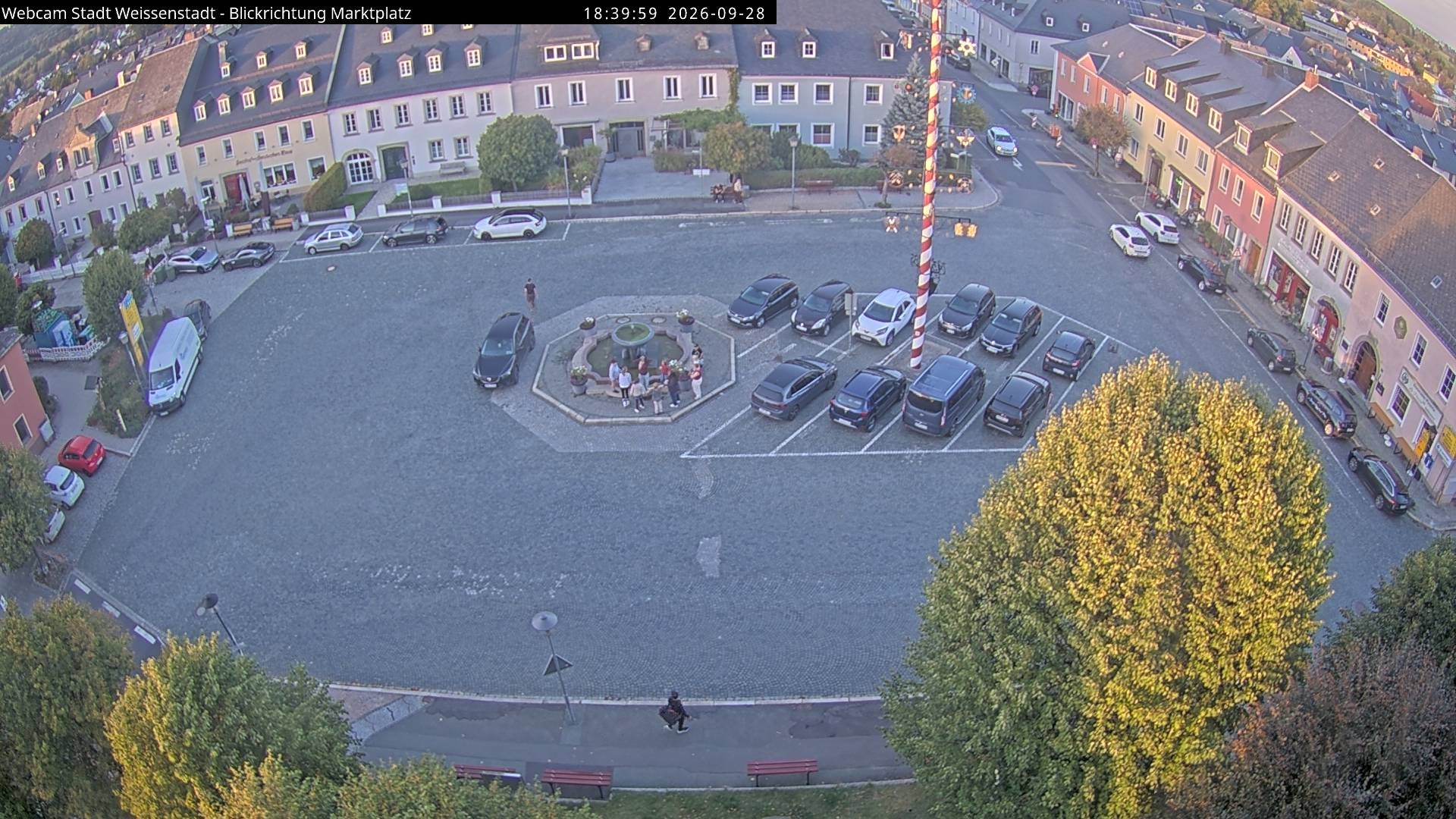 Archiv Foto Webcam Marktplatz Weißenstadt