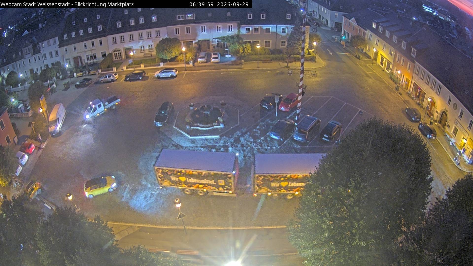 Archiv Foto Webcam Marktplatz Weißenstadt
