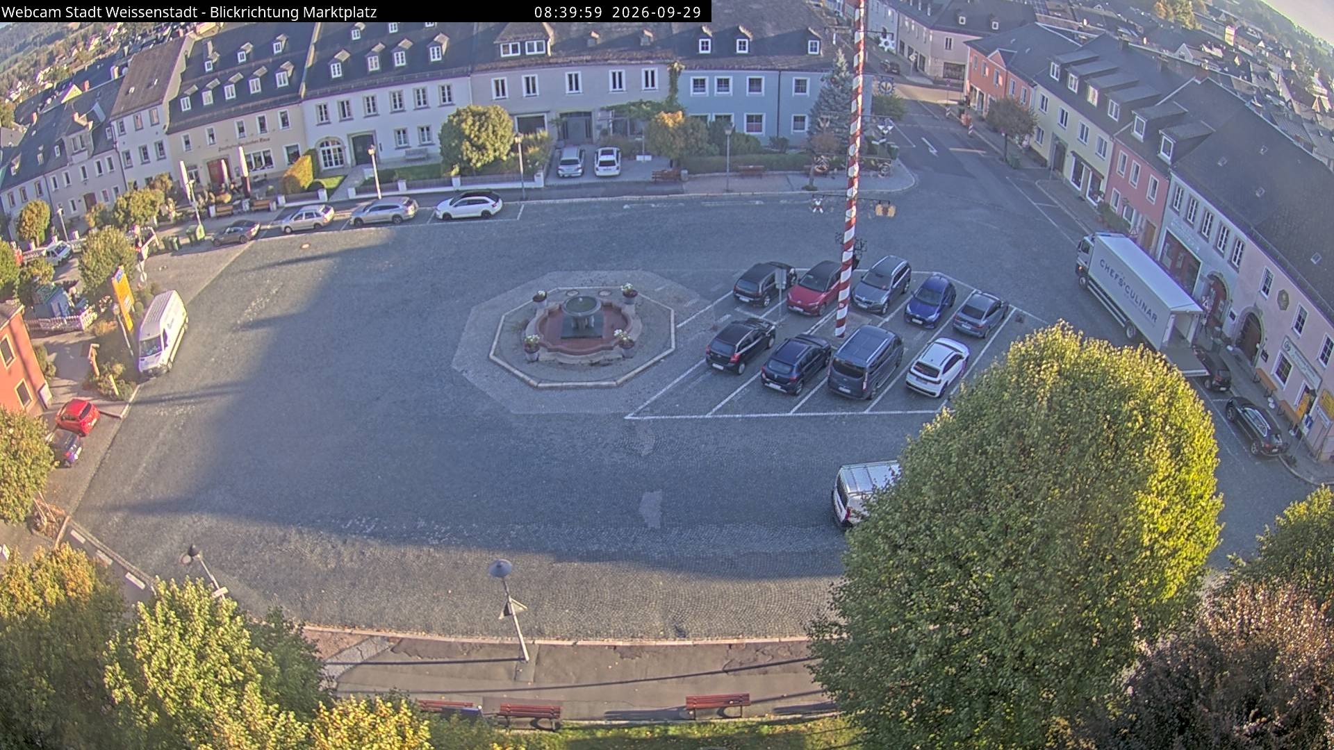 Archiv Foto Webcam Marktplatz Weißenstadt