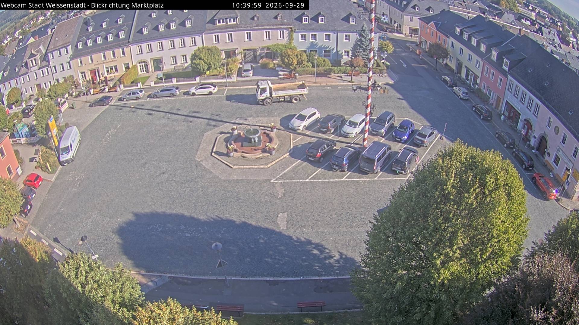 Archiv Foto Webcam Marktplatz Weißenstadt