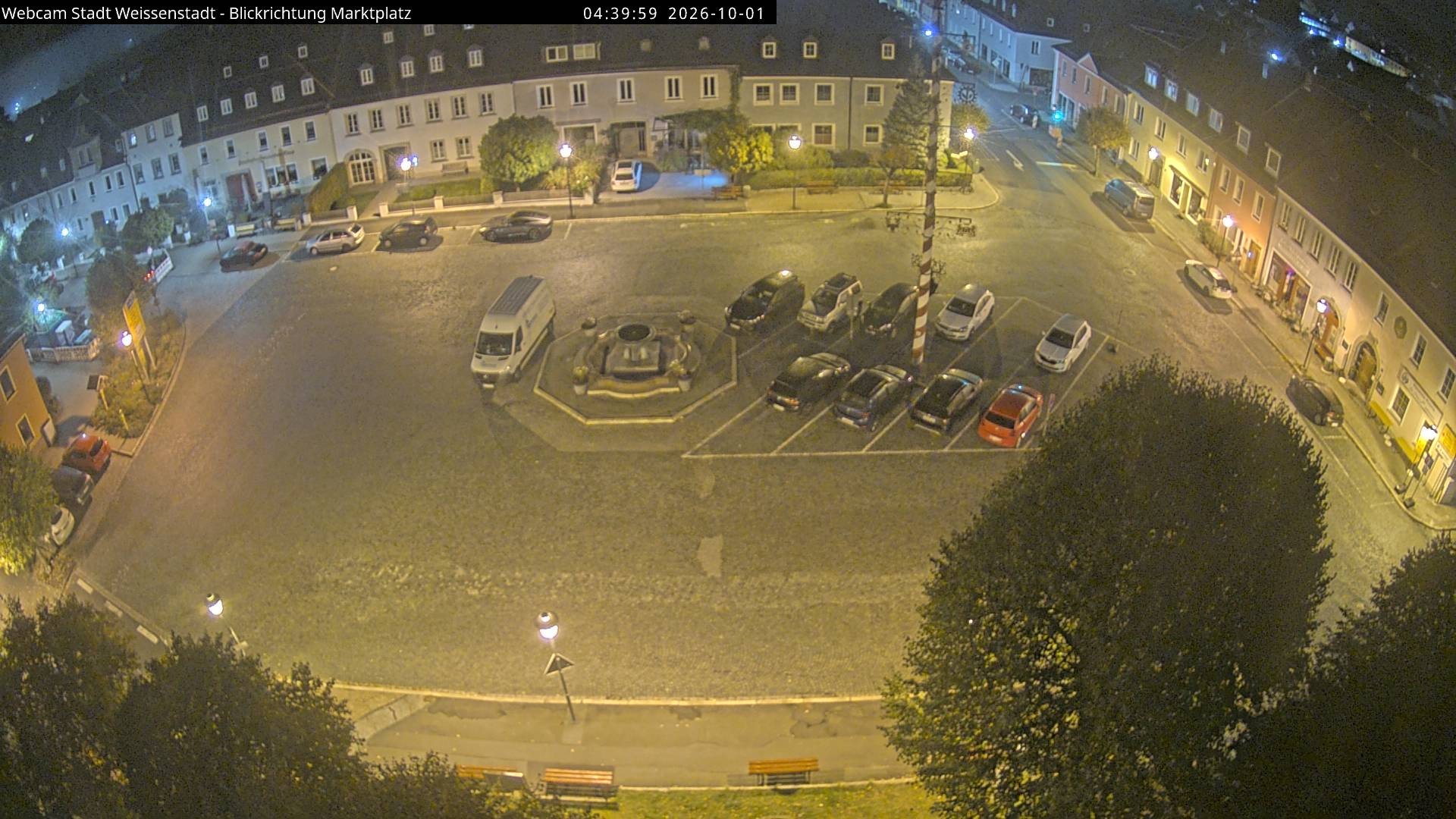 Archiv Foto Webcam Marktplatz Weißenstadt
