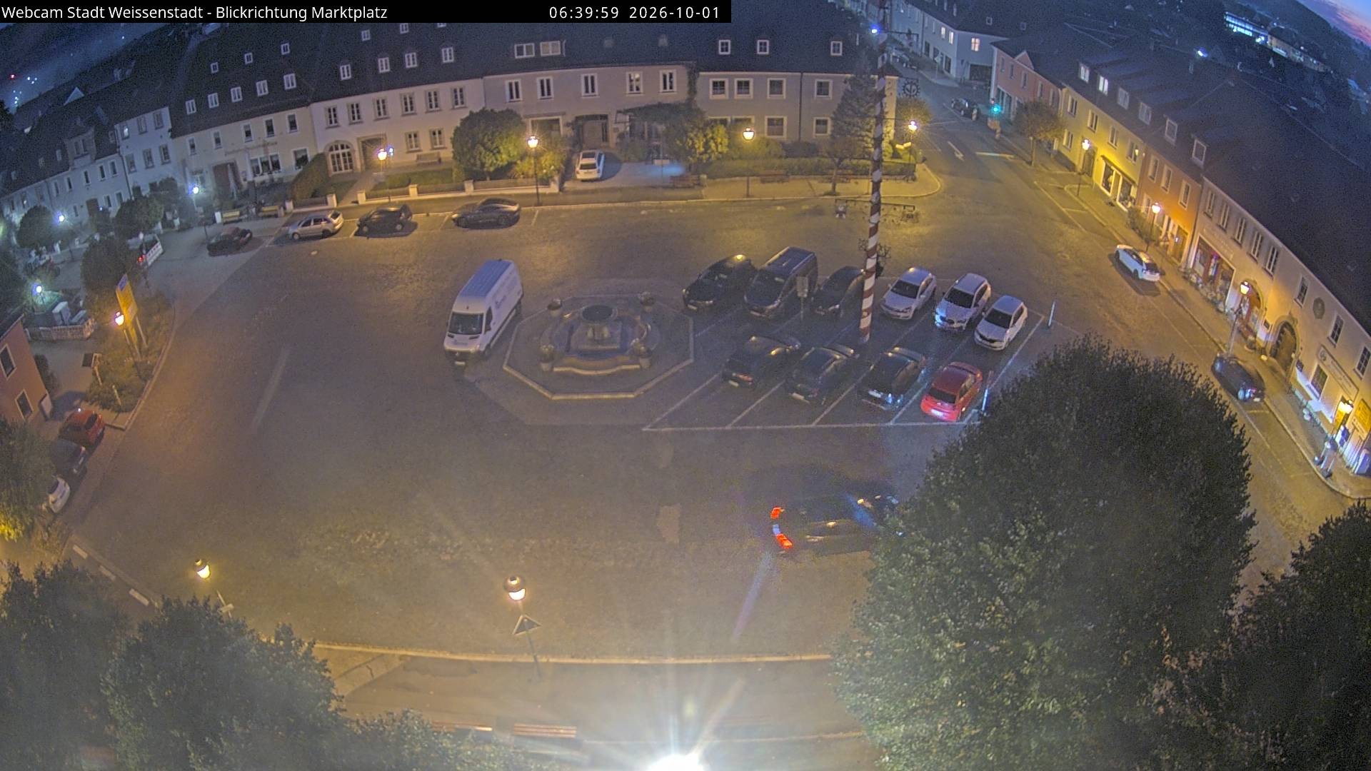 Archiv Foto Webcam Marktplatz Weißenstadt