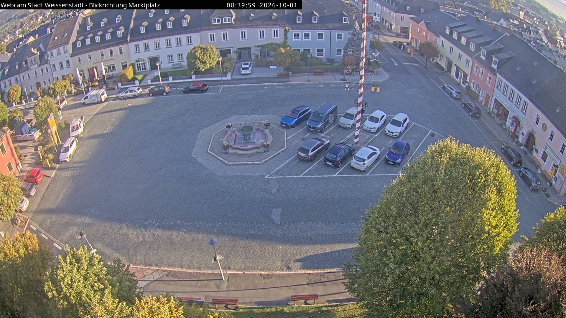 Archiv Foto Webcam Marktplatz Weißenstadt