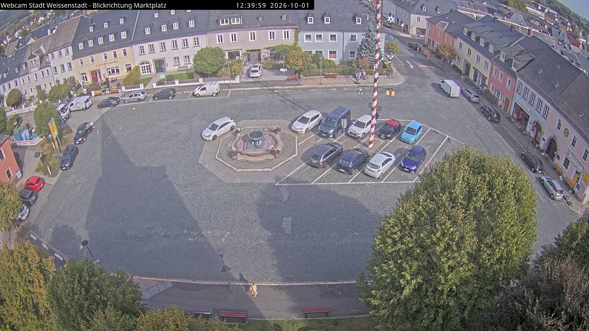 Archiv Foto Webcam Marktplatz Weißenstadt