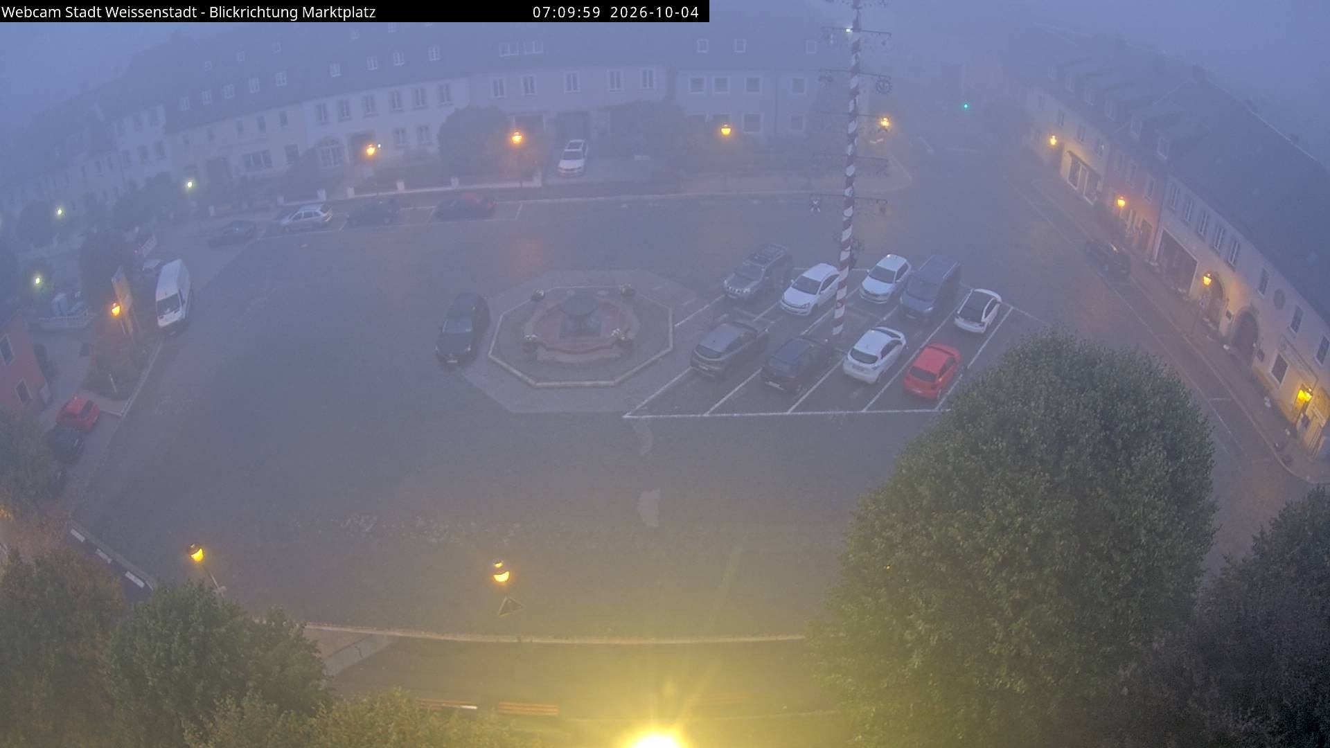 Archiv Foto Webcam Marktplatz Weißenstadt
