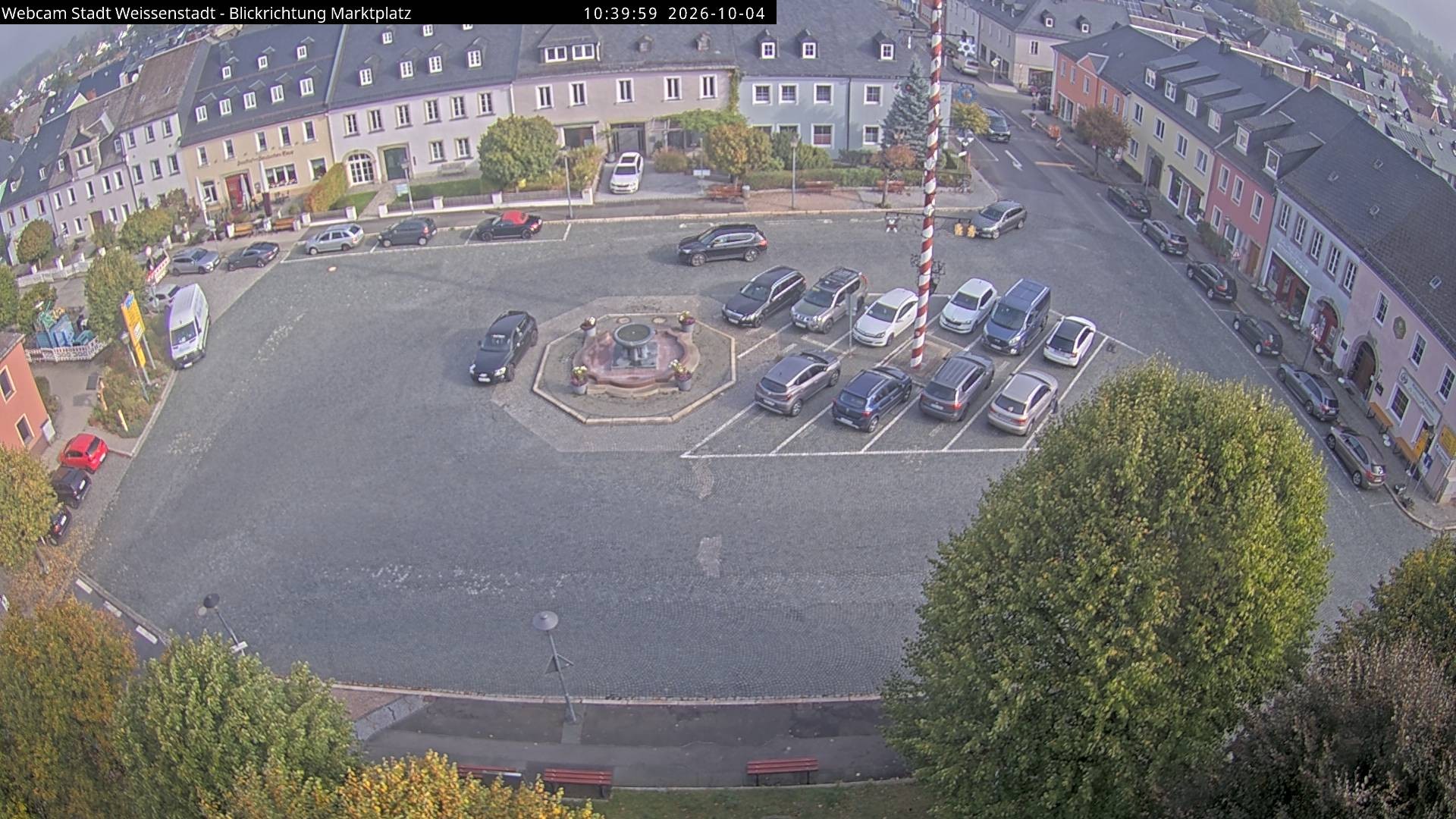 Archiv Foto Webcam Marktplatz Weißenstadt