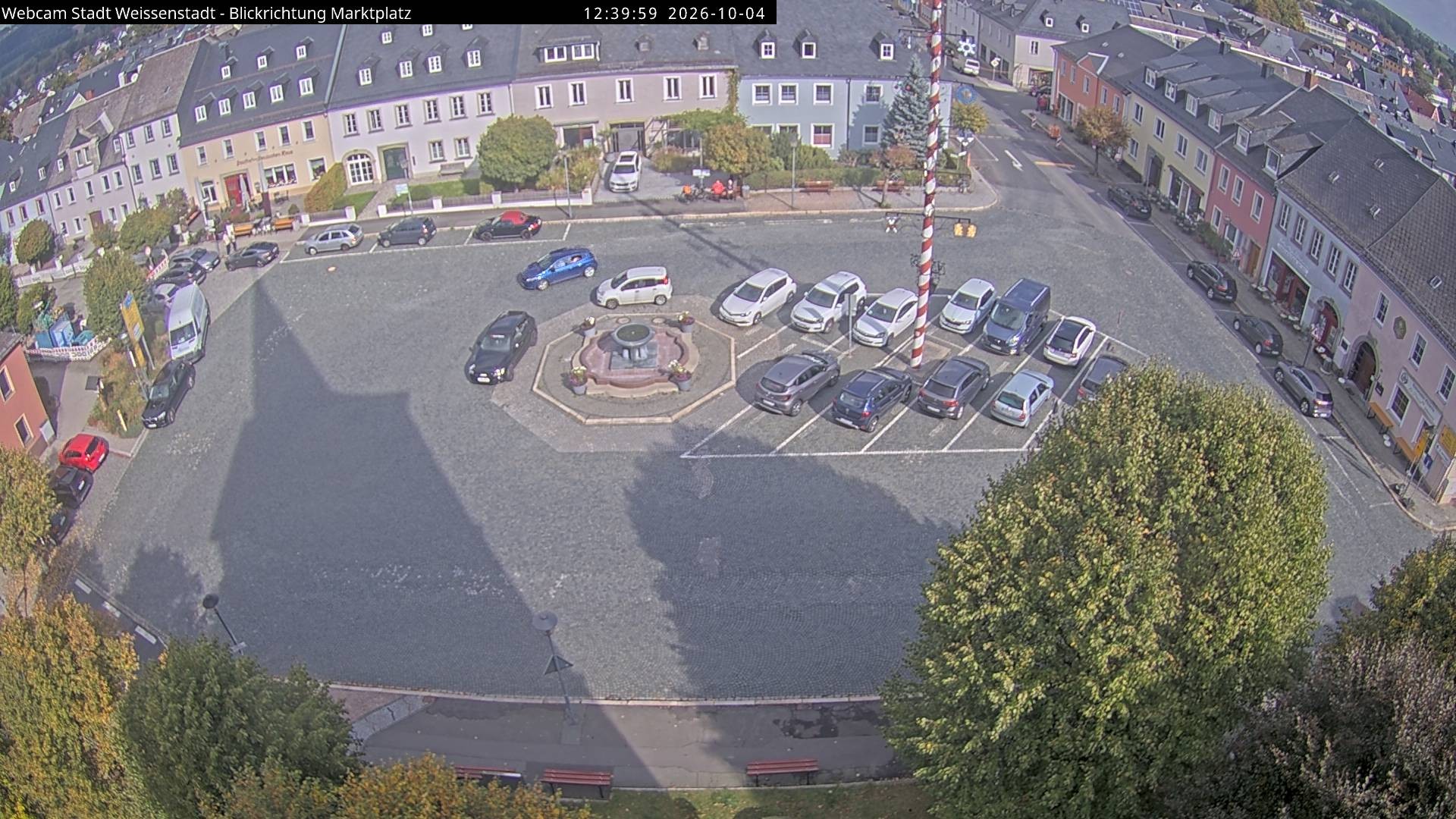 Archiv Foto Webcam Marktplatz Weißenstadt
