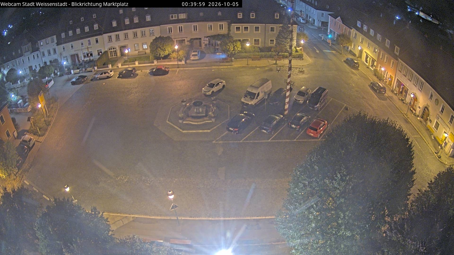 Archiv Foto Webcam Marktplatz Weißenstadt