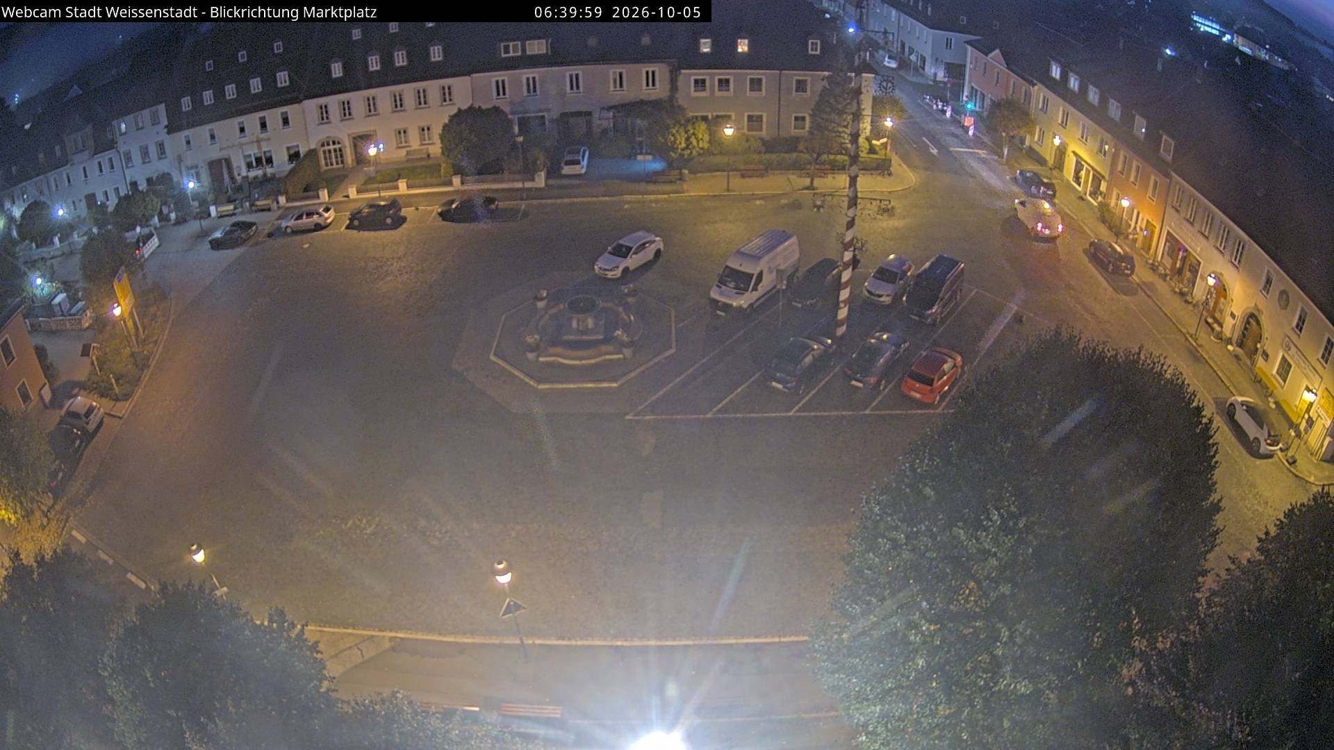 Archiv Foto Webcam Marktplatz Weißenstadt