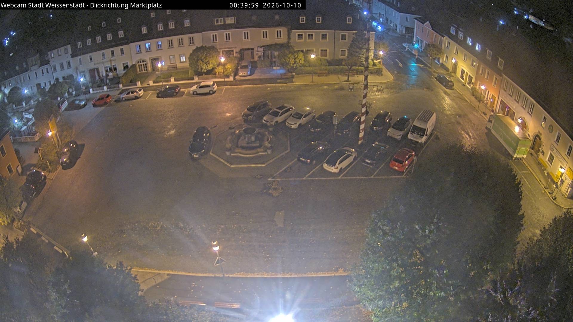 Archived image Webcam Weißenstadt Market Place