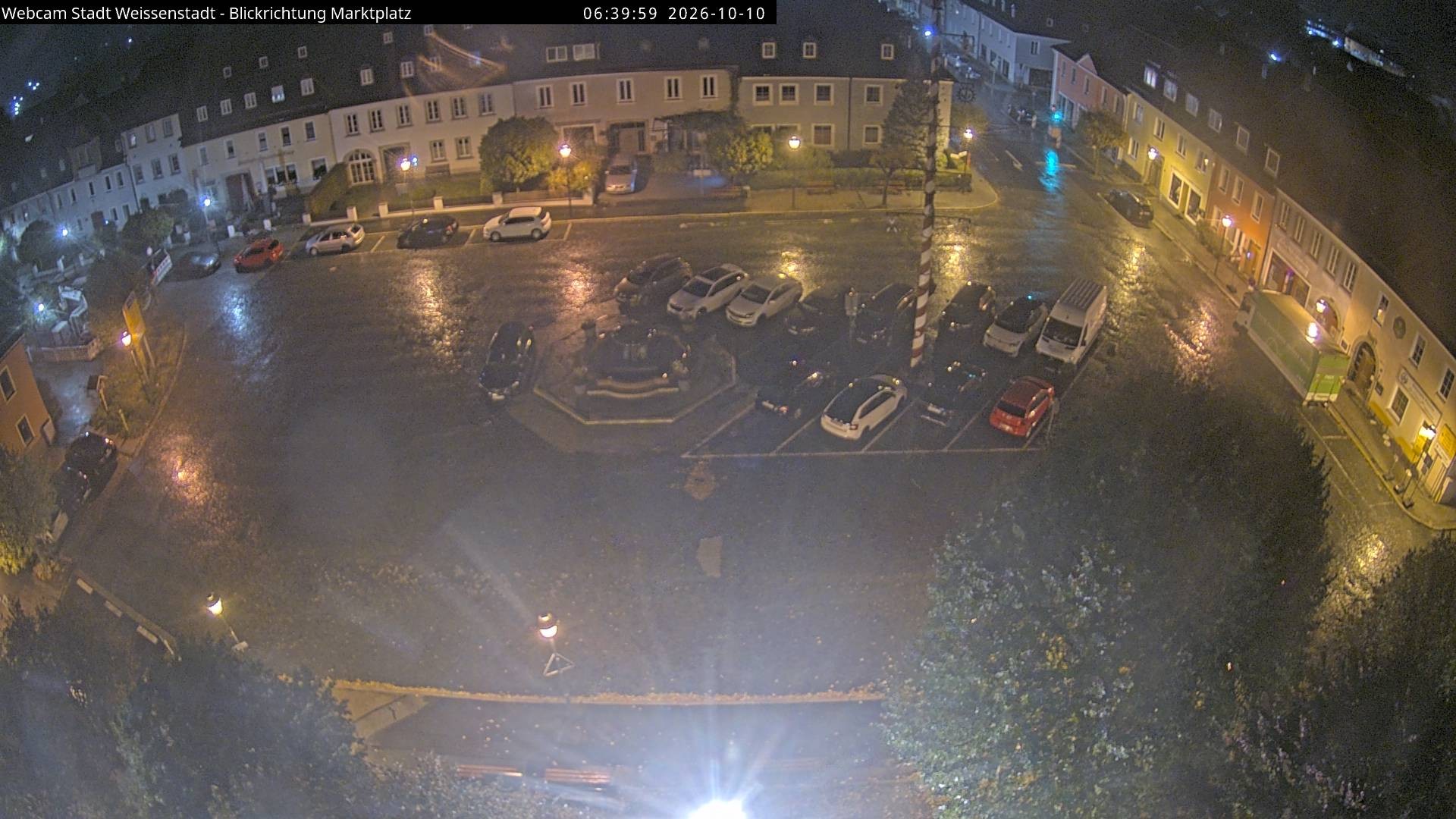 Archived image Webcam Weißenstadt Market Place