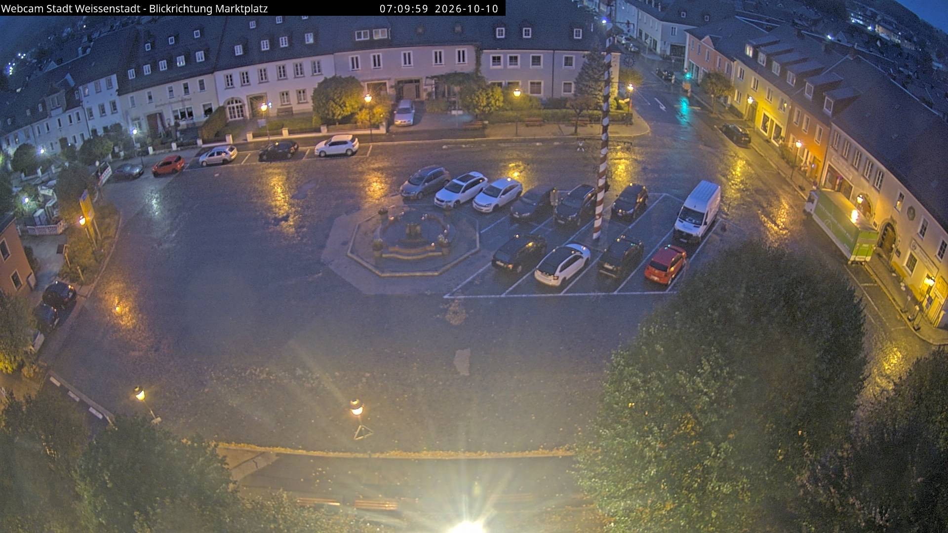 Archived image Webcam Weißenstadt Market Place