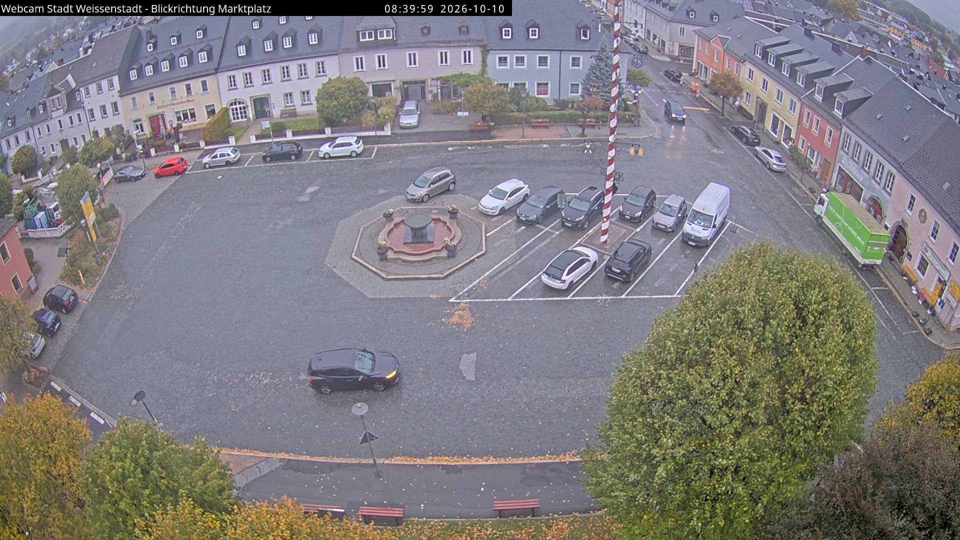 Archived image Webcam Weißenstadt Market Place