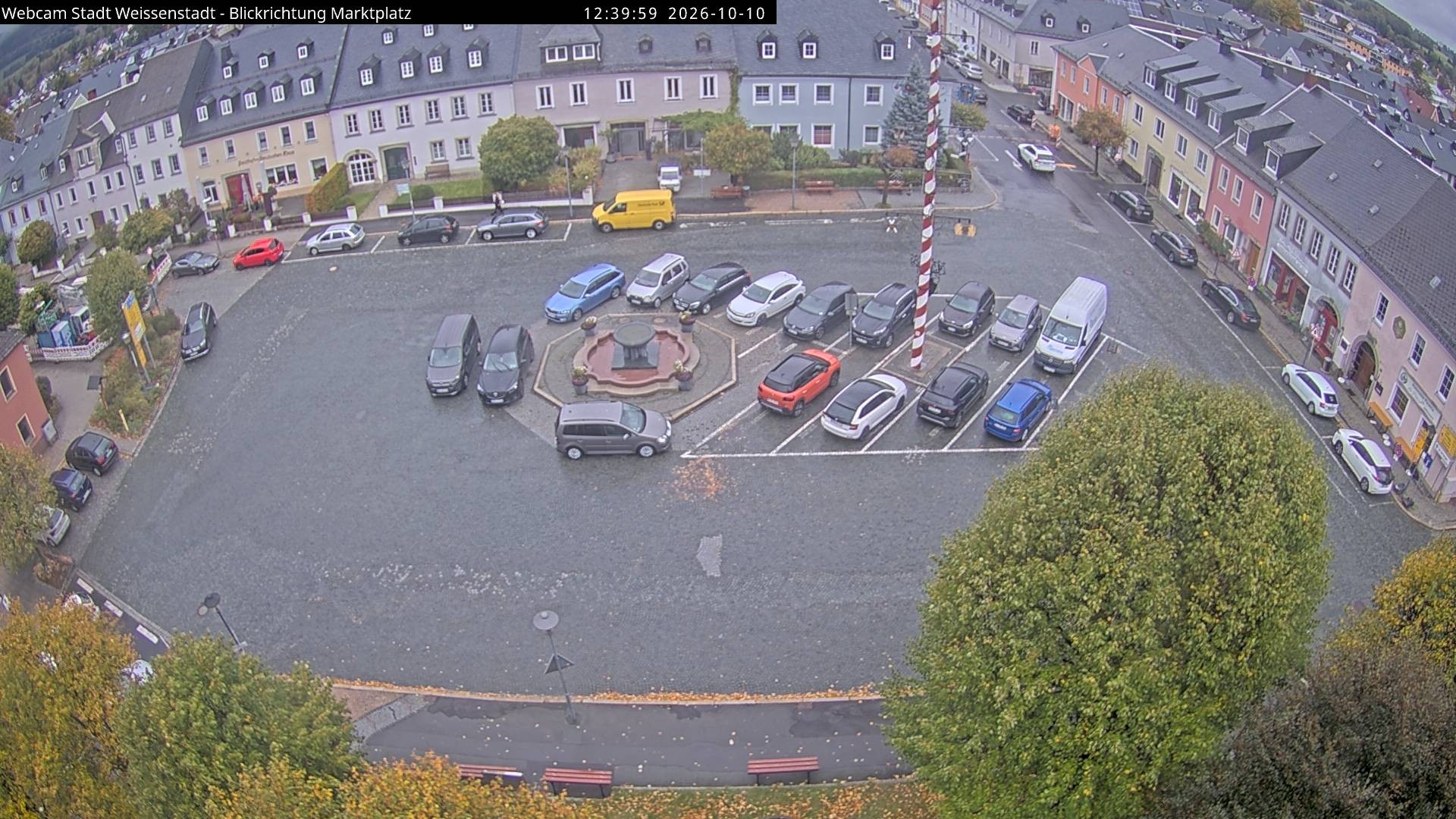 Archived image Webcam Weißenstadt Market Place