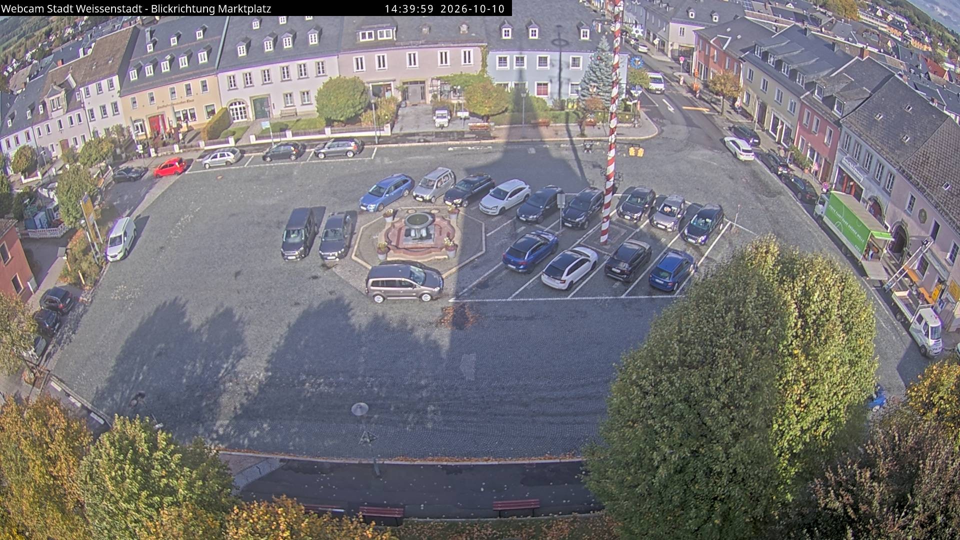 Archived image Webcam Weißenstadt Market Place